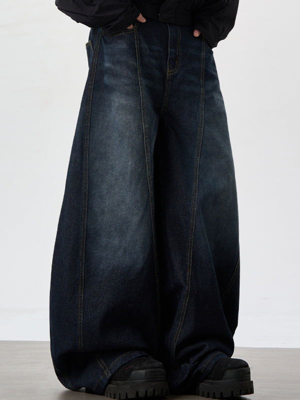 Men's Embroidered Scimitar Cargo Jeans