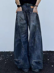 Men's Vintage Street Loose Jeans