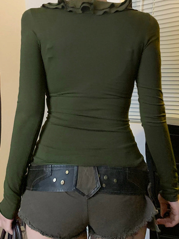 Vintage Mesh Long Sleeve Tee