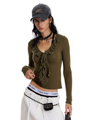 Vintage Mesh Long Sleeve Tee