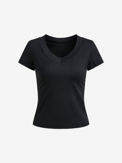 Solid Short Sleeve Tee