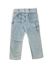 Men's Spider Print Loose Jeans