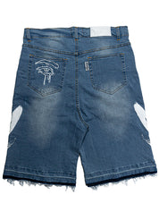 Men's Alphabet Geometric Print Shorts