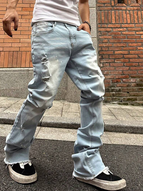 Men's Ripped Loose Jeans