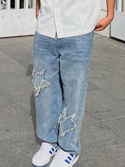 Men's Star Loose Jeans