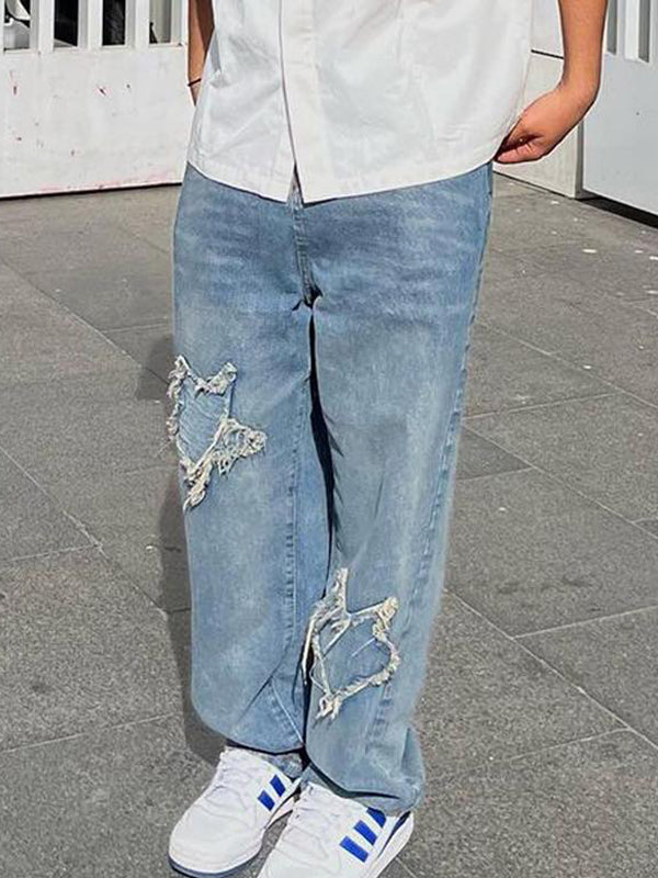 Men's Star Loose Jeans