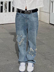 Men's Star Loose Jeans