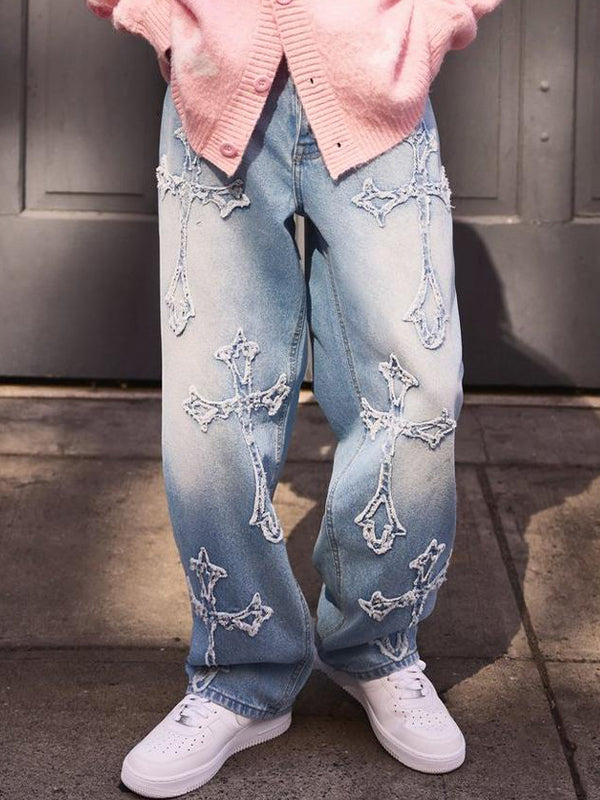 Men's Cross Loose Jeans
