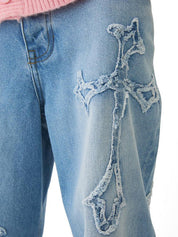 Men's Cross Loose Jeans