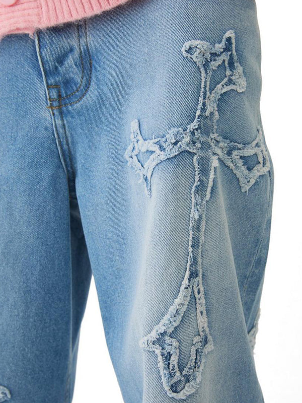 Men's Cross Loose Jeans