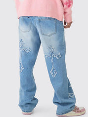 Men's Cross Loose Jeans