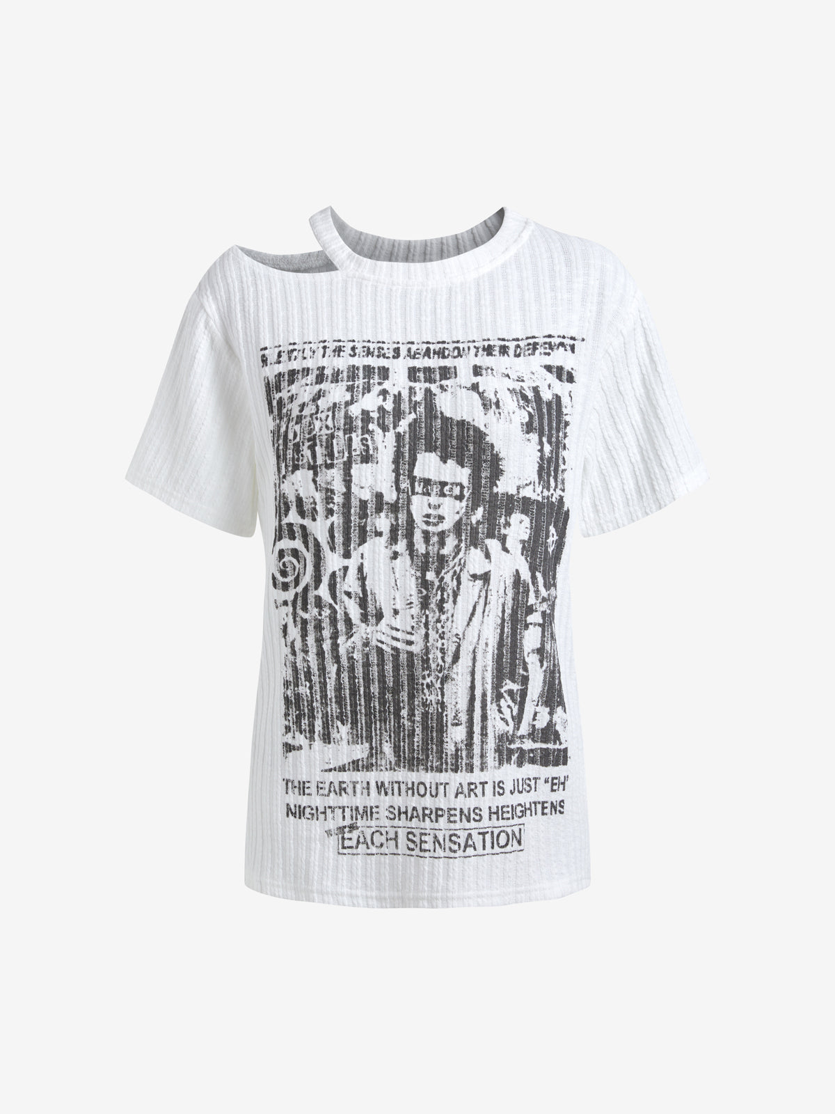 Vintage Punk Subculture Oversized Short Sleeve Tee