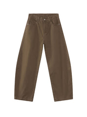 Men's Solid Colour Loose Jeans