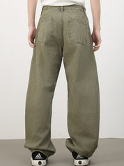 Men's Solid Colour Loose Jeans