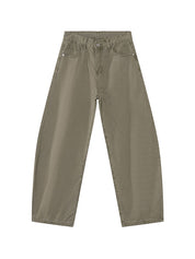 Men's Solid Colour Loose Jeans