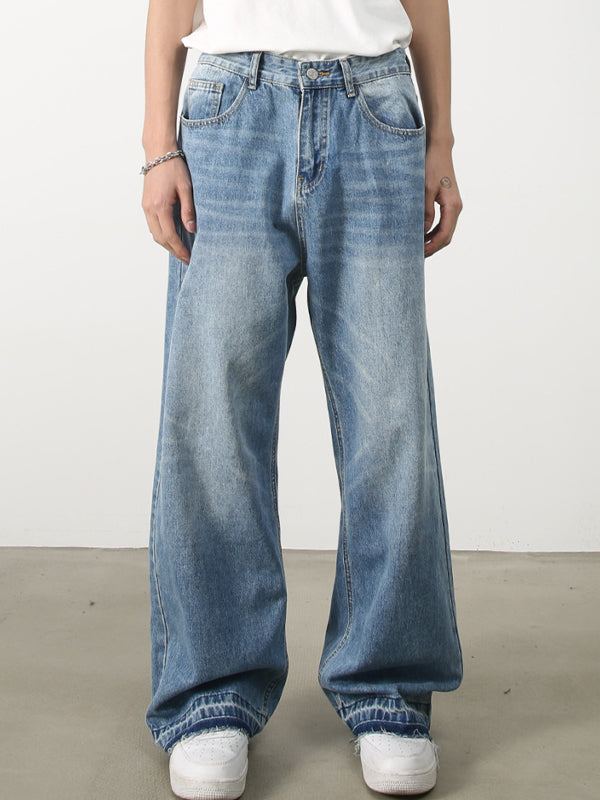 Men's Vintage Street Loose Jeans