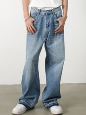 Men's Vintage Street Loose Jeans
