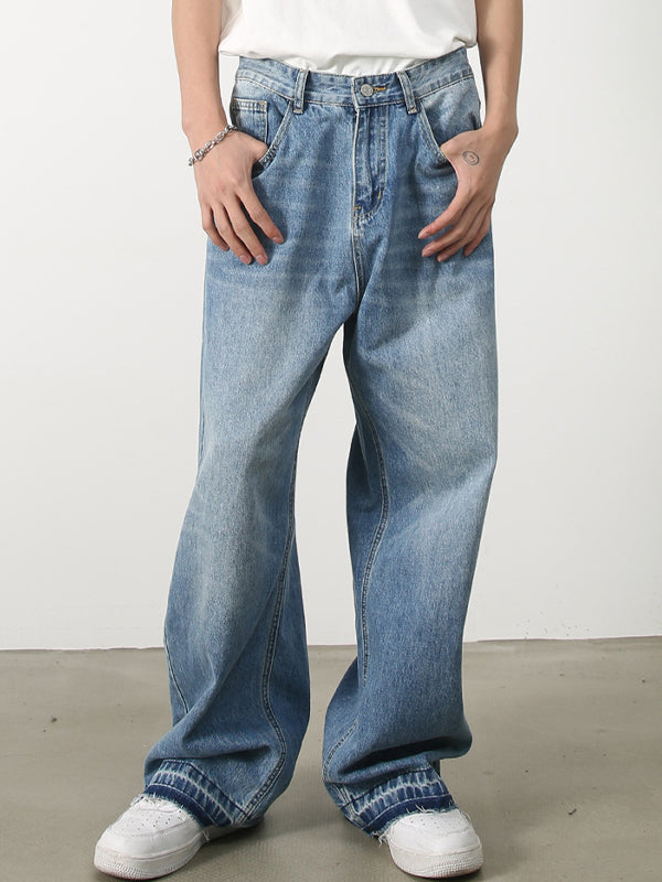 Men's Vintage Street Loose Jeans