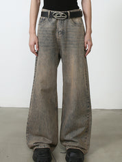 Men's Vintage Loose Jeans