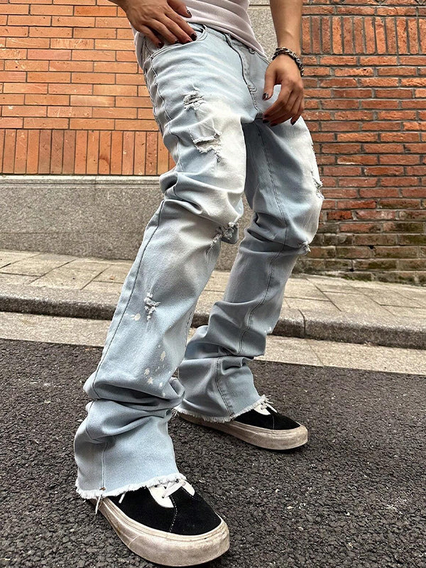 Men's Ripped Loose Jeans