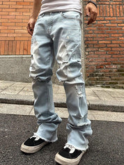 Men's Ripped Loose Jeans