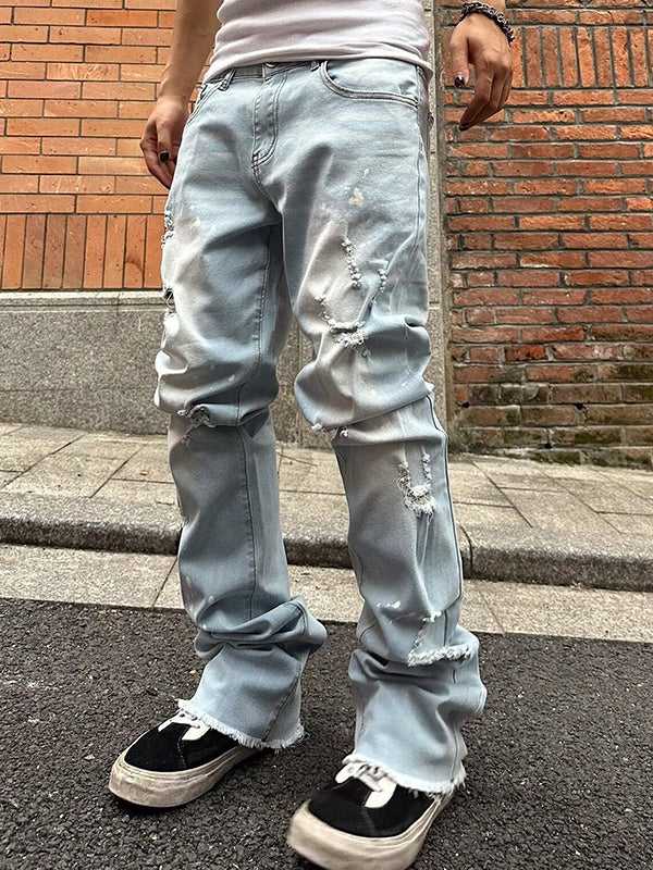 Men's Ripped Loose Jeans