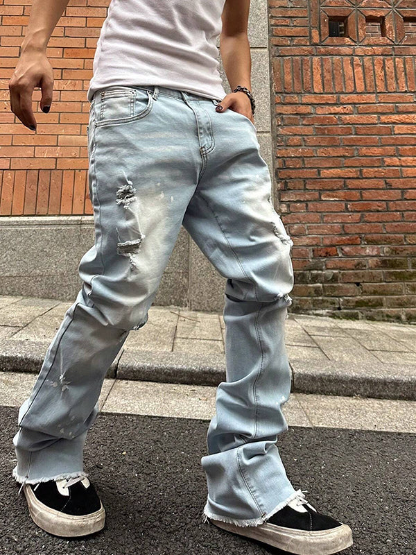 Men's Ripped Loose Jeans
