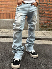 Men's Ripped Loose Jeans