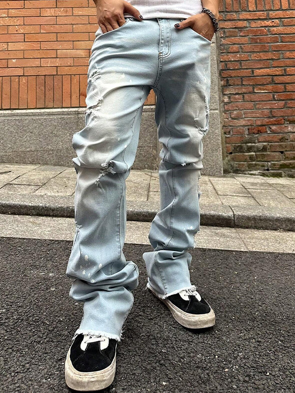 Men's Ripped Loose Jeans