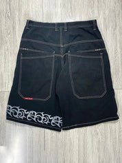 Men's Street Print Loose Jeans