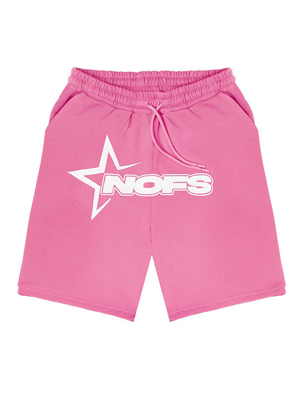 Men's Printed Sweatshirt Shorts