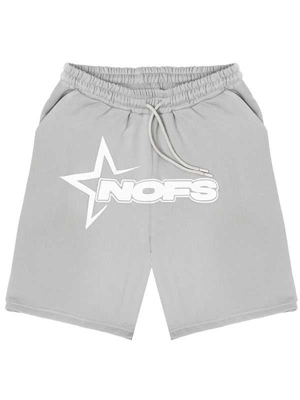 Men's Printed Sweatshirt Shorts