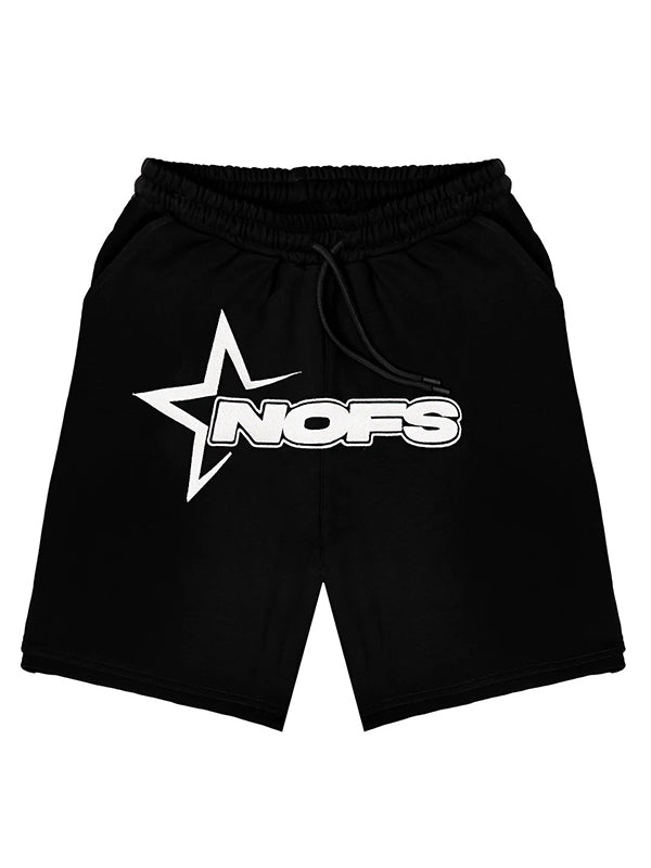 Men's Printed Sweatshirt Shorts