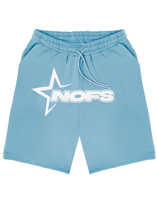 Men's Printed Sweatshirt Shorts