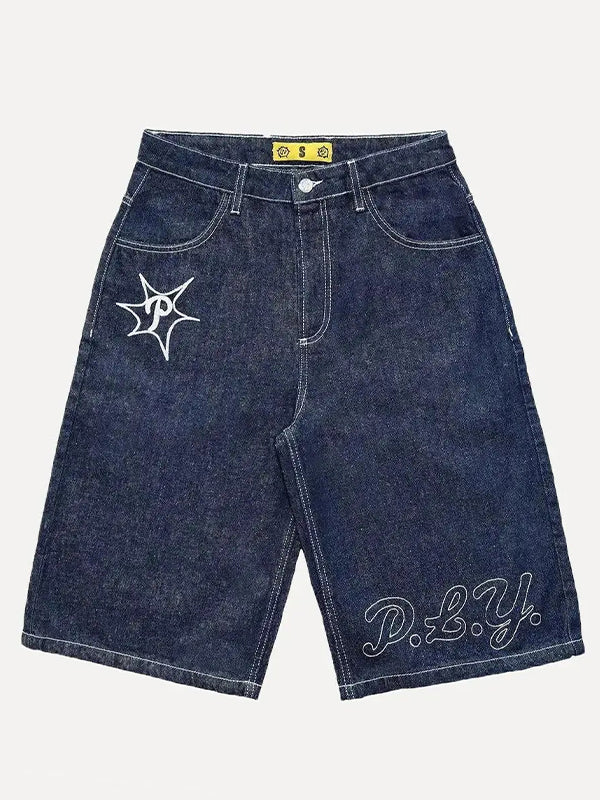 Men's Digital Denim Shorts