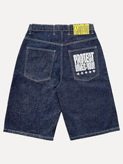 Men's Digital Denim Shorts