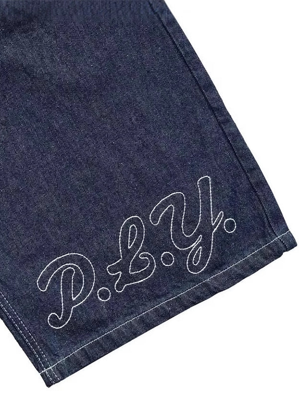 Men's Digital Denim Shorts