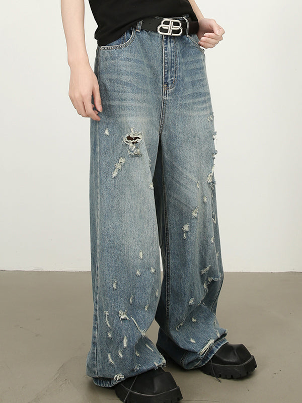 Men's Ripped Loose Jeans