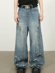 Men's Ripped Loose Jeans