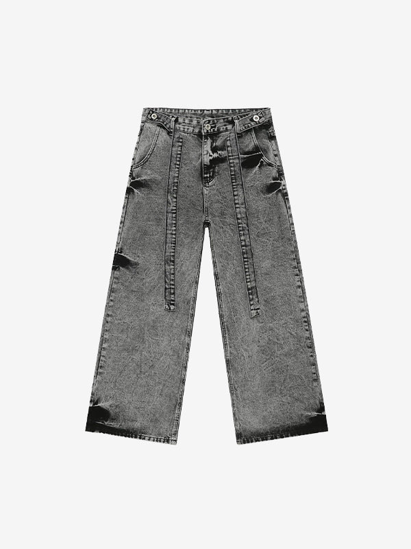 Men's Washed Loose Jeans