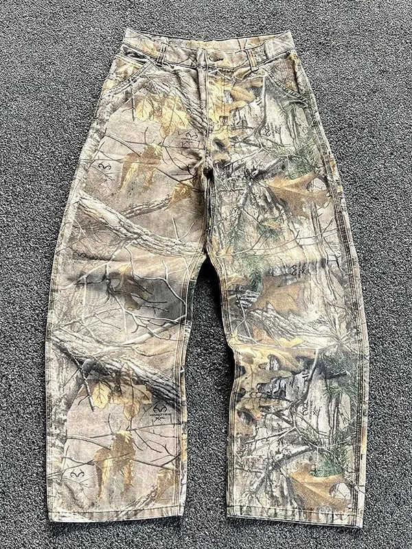 Men's Camouflage Loose Jeans