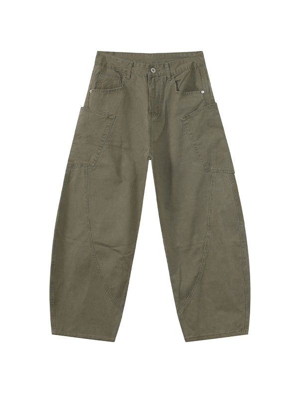 Men's Pocket Street Loose Jeans