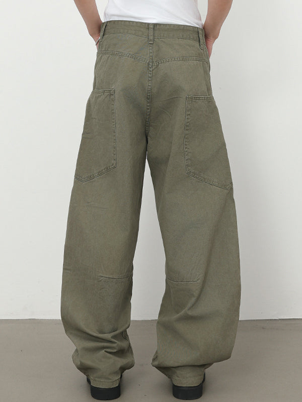 Men's Pocket Street Loose Jeans