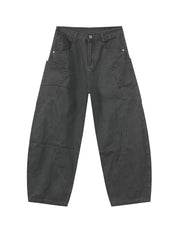 Men's Pocket Street Loose Jeans