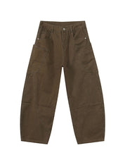 Men's Pocket Street Loose Jeans