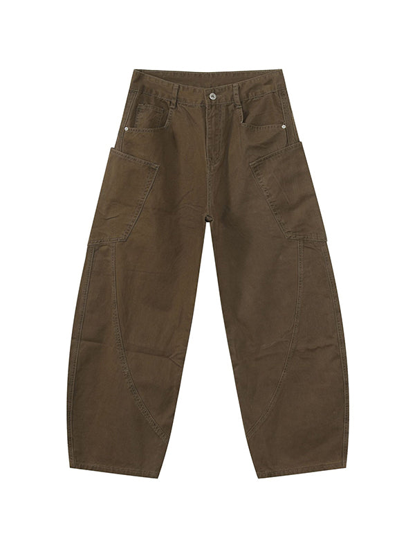 Men's Pocket Street Loose Jeans