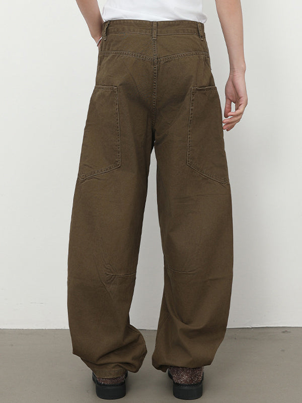 Men's Pocket Street Loose Jeans