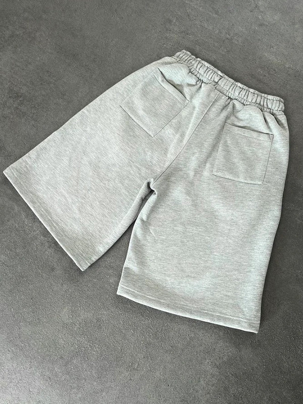 Men's Embroidered Sports Shorts