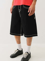 Men's Street Loose Fit Denim Shorts