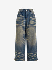 Medium Wash Straight Jeans
